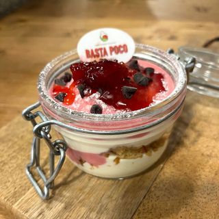 Cheesecake alla fragola.