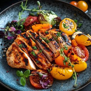 Steaks De Poulet Marinés Aux Fines Herbes