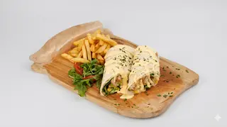 Creamy cheddar wrap