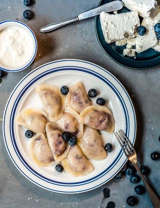 Pierogi z twarożkiem (4 szt.)