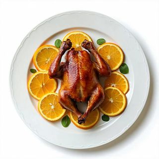 56 Anatra arrosto con arancia
