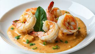 creveti in sos de vin