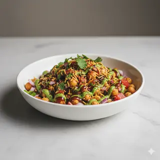 Purani Dilli papdi chaat