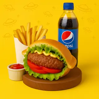 NLO Комбо-бургер с говядиной/ NLO Combo burger vită