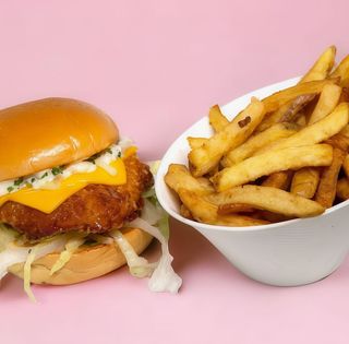 Menu Chicken Cheese Burger