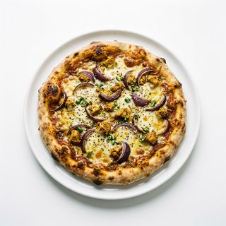 Pizza De Curry (33 Cm.)