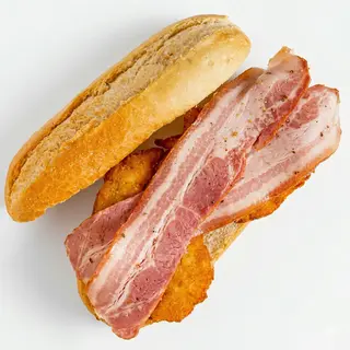 Bocadillo De Empanado Y Bacon