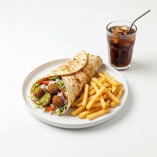 Menú Durum De Falafel XL