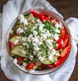 Šopska salata pub style