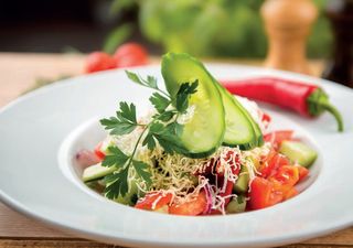 Bułgarska sałata ze świeżych warzyw Szopska sałata