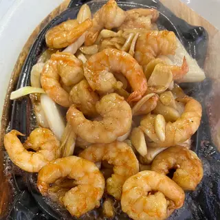 54 Gambas com Alho na Chapa Quente 