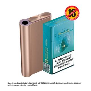 Starter Kit HYPER X2 AIR GOLD + Dunhill designed for glo Emerald Tobacco