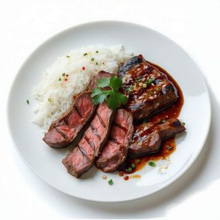 Plato Pirzola Chuleta de Cordero