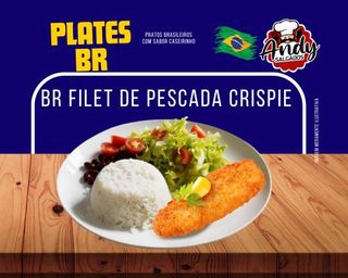 Br  Plates Filetes de pescada Crispie