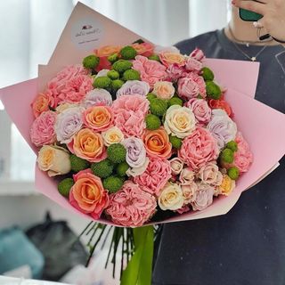 Buchet trandafiri pal