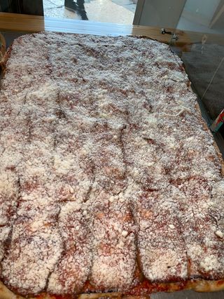 Pomodoro, mozzarella, melanzane cote al forno e grana