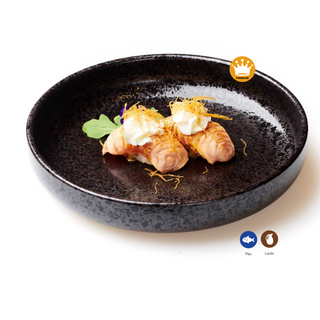 308.nigiri Salmón Flameado Cheescream (2 Uds.)