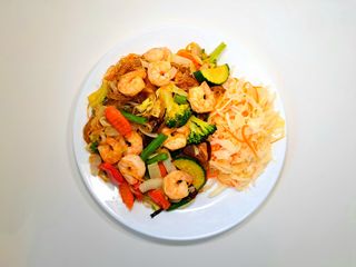 Makaron sojowy MIEN z krewetkami