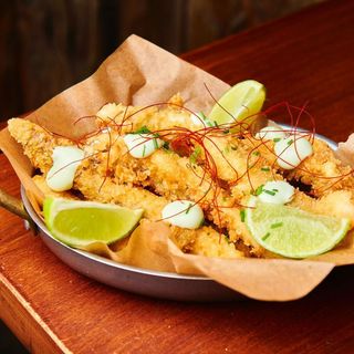 Fish & Chips whith Mayo Wasabi 