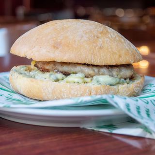Hamburguesa con roquefort