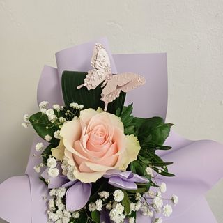 Buket - 1 ruža roza 