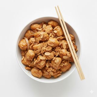 Pollo con le mandorle