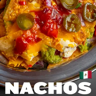 Nachos mexicanos con totopos caseros