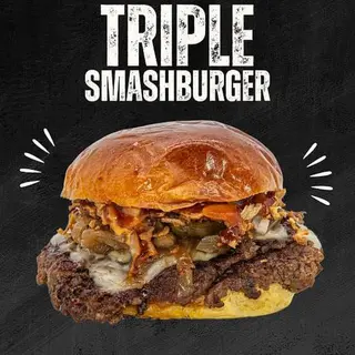 MENU TRIPLE SMASH BURGER