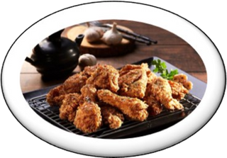 Frango com Alho e Soja/Soy-Glazed Chicken