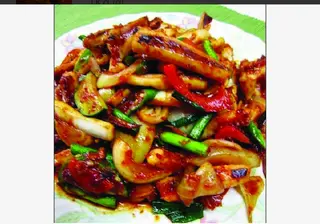 Squid Fried With Rice