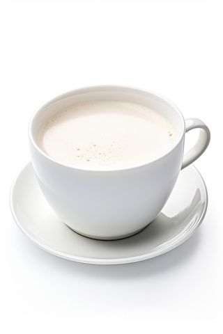 Latte caldo bianco