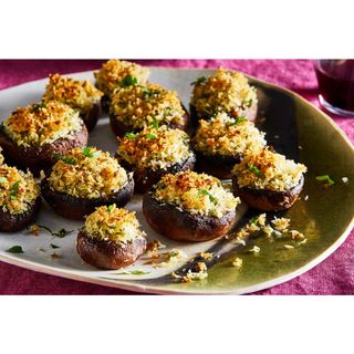 Crispy Stuffed Mushrooms