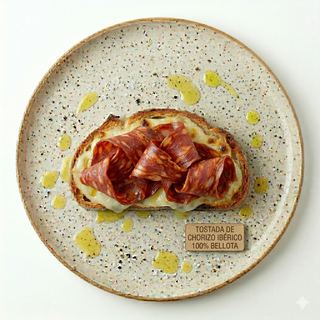 Tostada De Chorizo Ibérico 100% Bellota