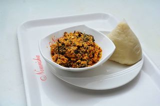 Egusi Soup And Semo