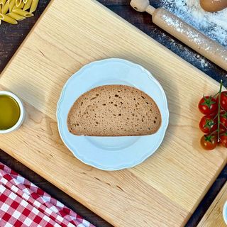 Fetta di pane integrale