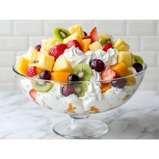 Fruit Salad With Ice Cream