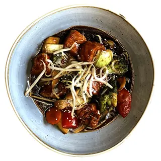 Salmon teriyaki