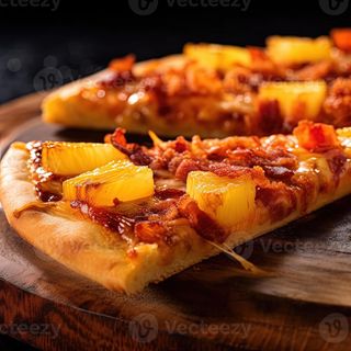 Pizza Bacon & Ananás Pequena
