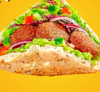 Bułka falafel