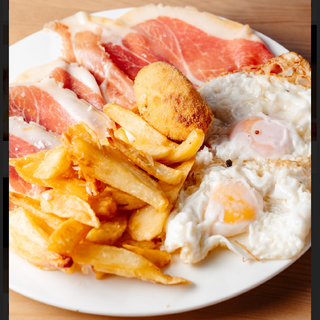 Plato De Huevos Fritos