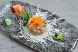 Lubina Con Cebollino, Lima Y Soja Ligera