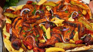 Пиле на жар