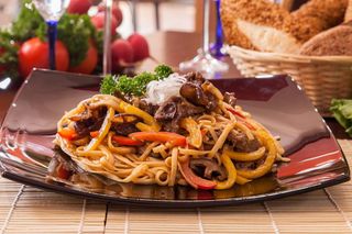 Удон с говядиной