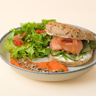 Bagel de Salmão