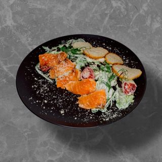 Цезарь с семгой