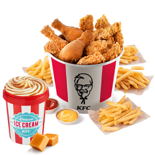 Kubełek podwójny Classic + lody Ice Cream Deluxe 460ml