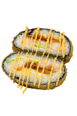 Sushi burger z krewetką