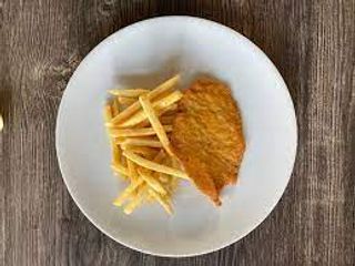 1. Cotoletta di pollo con patatine fritte