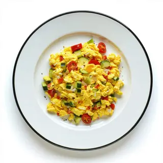 Huevos Revueltos Con Verduras