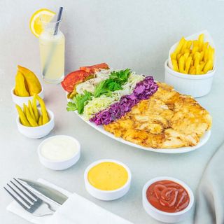 Meniu farfurie mica pui